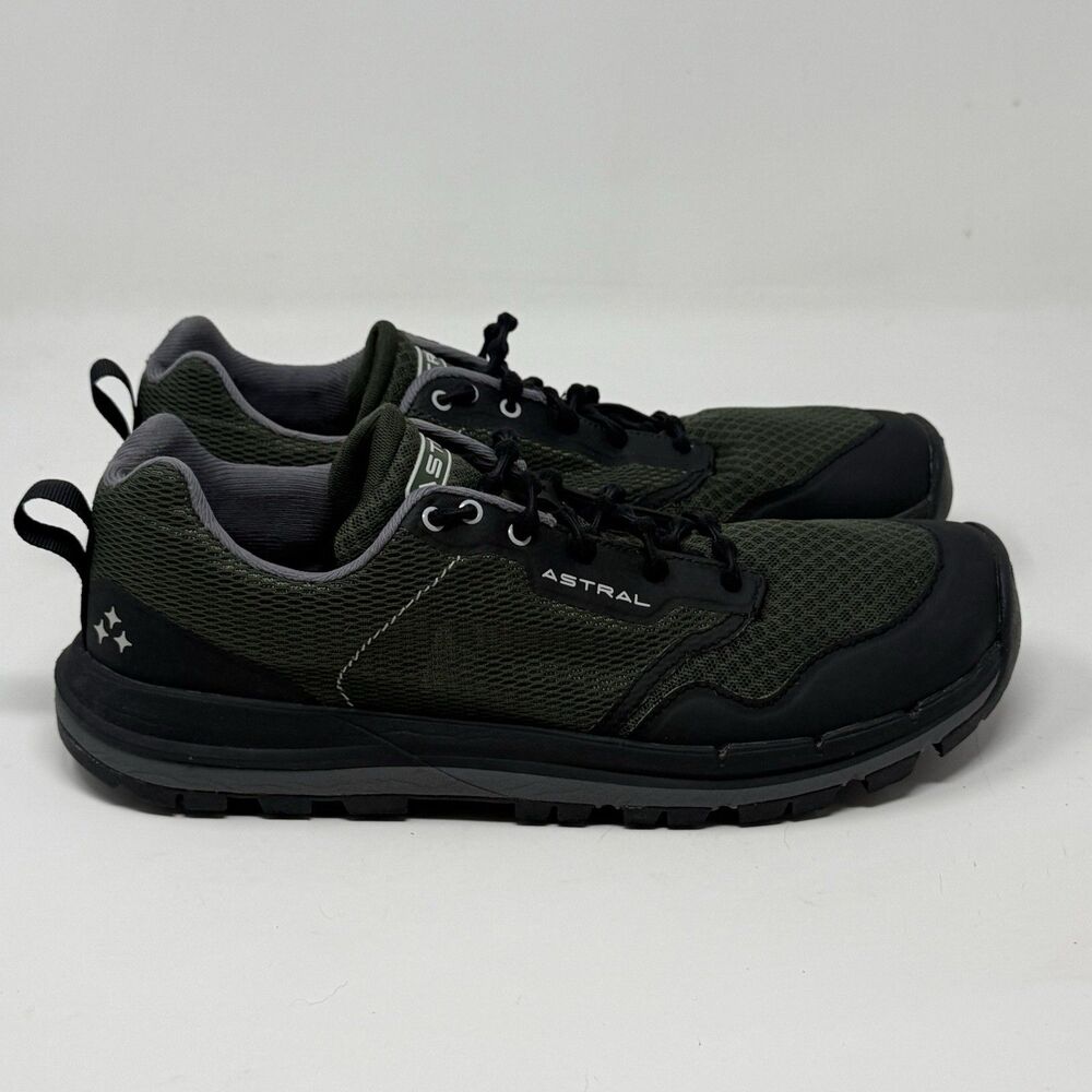 Astral TR1 Trail Hiking Shoes Mens 8.5 Green Mesh Minimalist Quick Dry Water